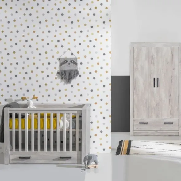 Kidsmill Sem Nautic Grijs Babybed Met Lade 70 x 140 cm