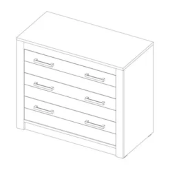 Kidsmill Sem Nautic Grijs Commode