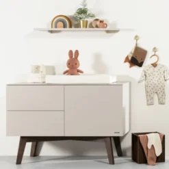 Kidsmill Sixties Babykamer Oatmeal / Walnoot | Babypark