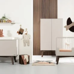 Kidsmill Sixties Babykamer Oatmeal / Walnoot | Babypark