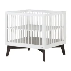 Kidsmill Sixties Box Wit Mat / Walnoot