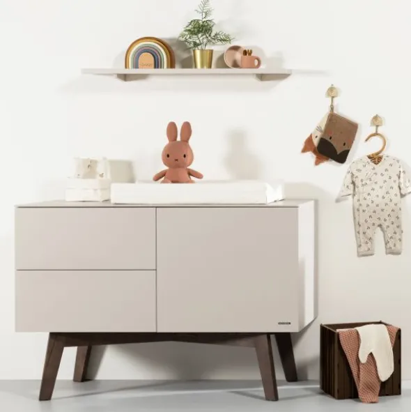 Kidsmill Sixties Commode Oatmeal / Walnoot