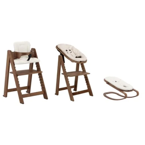 Kidsmill Up! Kinderstoel Walnoot - Complete Set - 0 Mnd+ / 6 Mnd+