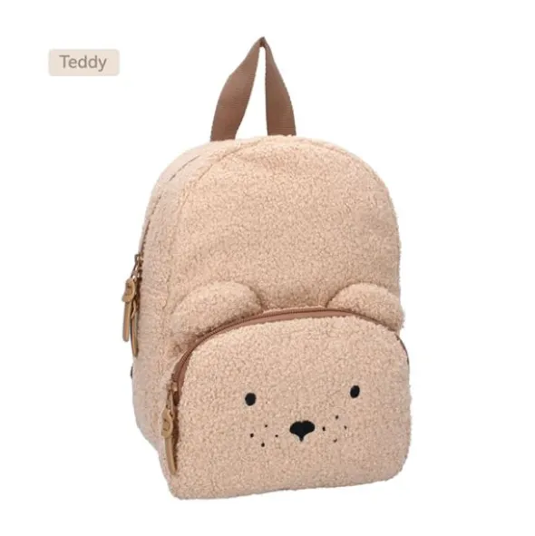 Kidzroom Rugzak - Pisa Comfort Friends - Teddy - Brown