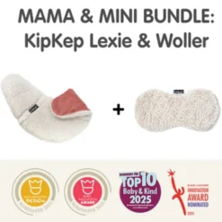 KipKep Mama & Mini Bundel – Lexie + Woller - Dusty Clay & Teddy