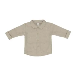 Klein Baby Cardigan - maat 56 - Beige Melange