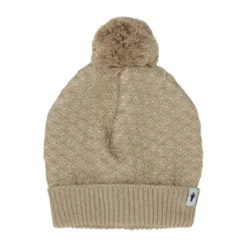 Klein Baby Muts Pompom - maat 50/56 - Filipe Beige
