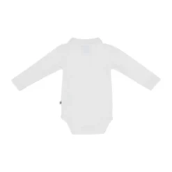Klein Baby Polo Romper Rib - maat 50 - Natural White