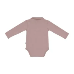 Klein Baby Polo Romper Rib - maat 50 - Fawn