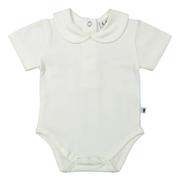 Klein Baby Romper Korte Mouw - Mt. 50 - Off White