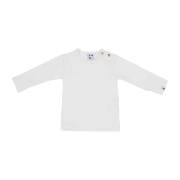 Klein Baby Shirt Rib - maat 50 - Natural White