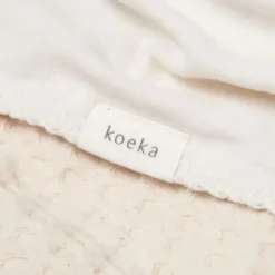Koeka Amsterdam Wafel Ledikantdeken - Cotton Fleece - Natural