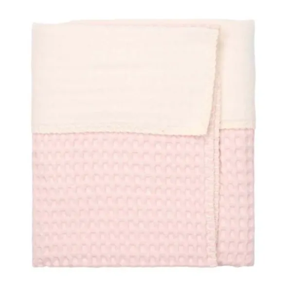 Koeka Amsterdam Wafel Wiegdeken - Maat 100 x 75 - Cotton Fleece - Candy