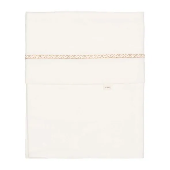 Koeka Cot sheet Fall In Love honey 110140 - 1034-5047 904-110140