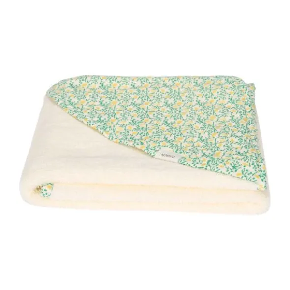 Koeka Meadow Badcape - 100 x 100 cm - Off White