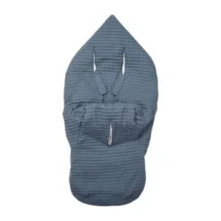 Koeka Oslo Buggy Voetenzak - Wafel/Teddy - Bluestone