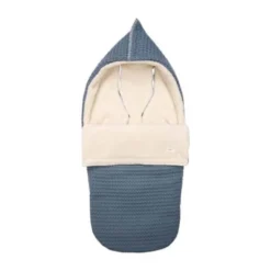 Koeka Oslo Buggy Voetenzak - Wafel/Teddy - Bluestone