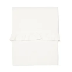 Koeka Ruffle Wieglaken Warm White 80 x 100 cm