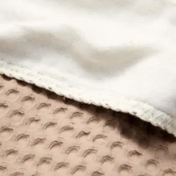 Koeka Wafel Amsterdam Wiegdeken - Cotton Fleece - Caffe