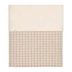 Koeka Wiegdeken - Cotton Fleece Wafel Amsterdam – Crumble - 75x100 cm