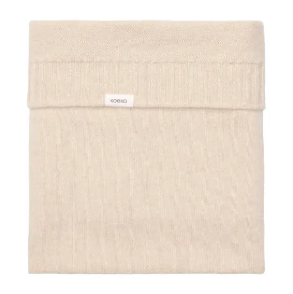 Koeka Wiegdeken Premium Knit Beja - Merino Wol/Cashmere - Warm White - 75x90 cm