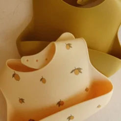 Konges Sløjd Siliconen Slab 2-Pack - Lemon/Almond