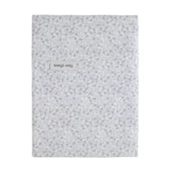 Ledikantlaken Flower - Nordic Blue - 120 x 150 cm