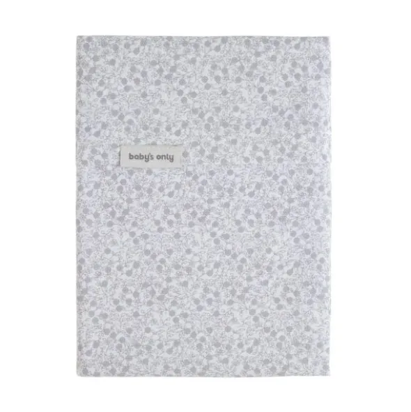 Ledikantlaken Flower - Nordic Blue - 120 x 150 cm