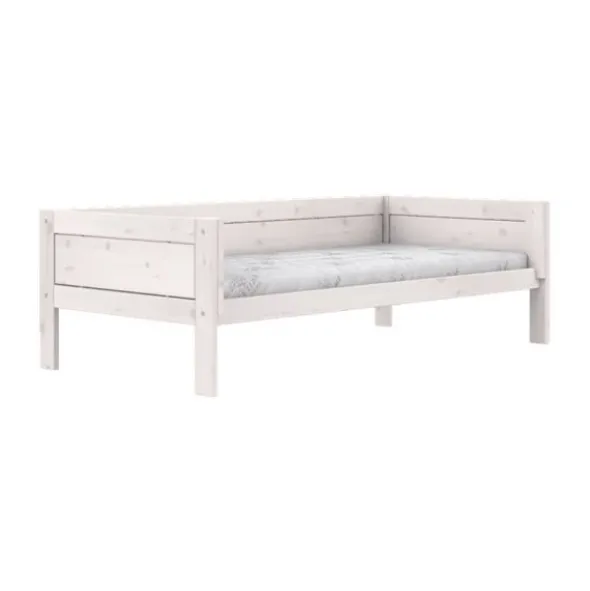 LIFETIME Bed Met Dakframe - 4-in-1 Bed - Premium Whitewash