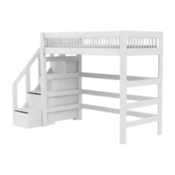 LIFETIME Breeze Hoogslaper Met Trapkast - Wit