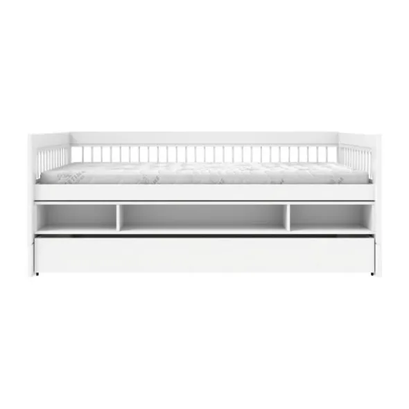 LifeTime Breeze Kajuitbed – Met opbergbox en bedlade – Luxe Lattenbodem