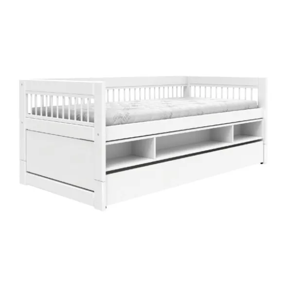 LifeTime Breeze Kajuitbed – Met opbergbox en bedlade – Luxe Lattenbodem