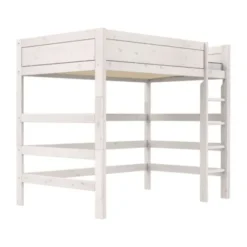 Life Time Hoogslaper Deluxe - White Wash - 177 cm - 120 cm