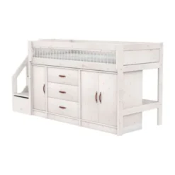LIFETIME Kidsrooms Halfhoogslaper – All‑In‑One / Premium White Wash