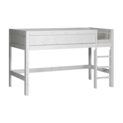 LIFETIME Kidsrooms Halfhoogslaper Luxe Rechte Trap Whitewash