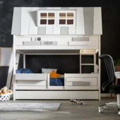 LIFETIME Kidsrooms Halfhoogslaper Hangout Luxe Whitewash