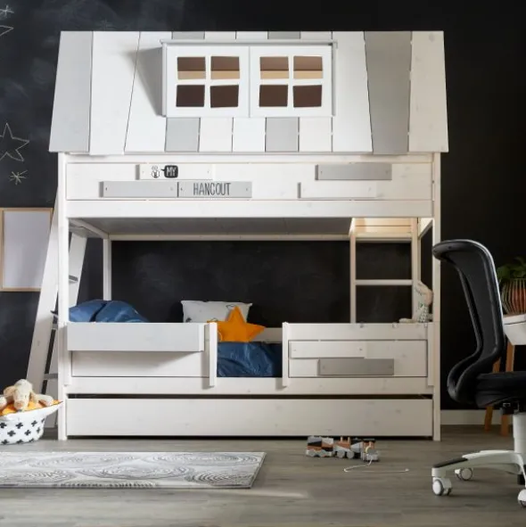 LIFETIME Kidsrooms Halfhoogslaper Hangout Luxe Whitewash