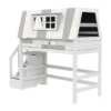 LIFETIME Kidsrooms Hoogslaper - My Hangout - 152 cm - Luxe Lattenbodem