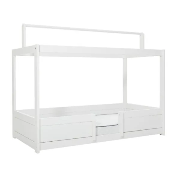 LIFETIME Kidsrooms 4 in 1 Bedcombinatie Met Dak Wit Gelakt