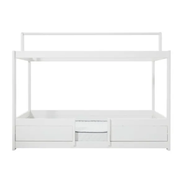 LIFETIME Kidsrooms 4 in 1 Bedcombinatie Met Dak Wit Gelakt