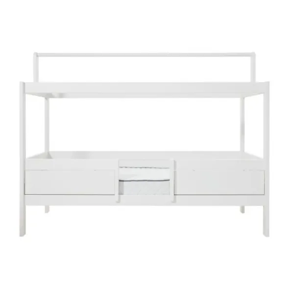 LIFETIME Kidsrooms 4 in 1 Bedcombinatie Met Dak Wit Gelakt