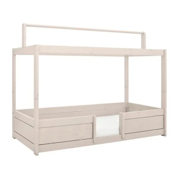 LIFETIME Kidsrooms 4 in 1 Bedcombinatie Met Dakinstructie Whitewash
