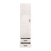LIFETIME Kidsrooms Kledingkast 1-Deurs - 2-Lades - White-Wash