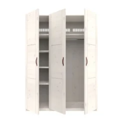 LIFETIME Kidsrooms Kledingkast 3-Deurs - White Wash