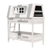 LIFETIME Kidsrooms My Hangout Stapelbed - Premium Rolbodem - White Wash