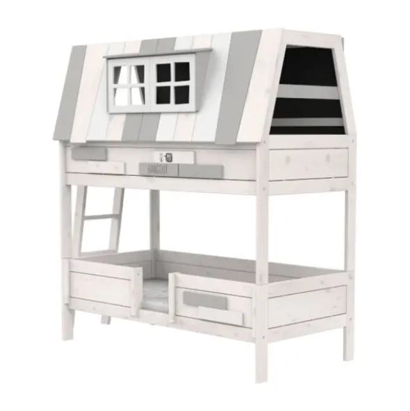 LIFETIME Kidsrooms My Hangout Stapelbed - Premium Rolbodem - White Wash