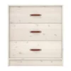 LIFETIME Kidsrooms Opbergkast - All-In-One - 3 Laden - White-Wash