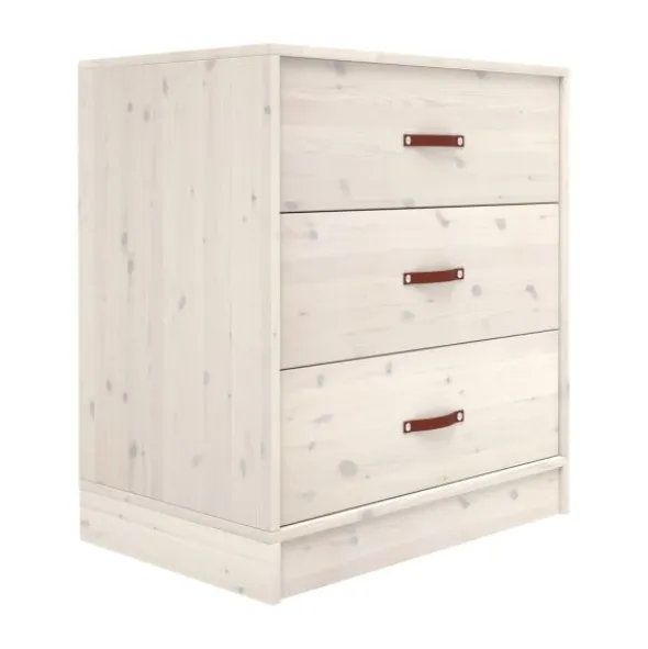LIFETIME Kidsrooms Opbergkast - All-In-One - 3 Laden - White-Wash