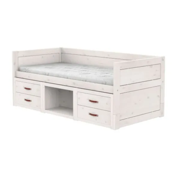 LIFETIME Kidsrooms Original Kajuitbed Met Opberging - White Wash