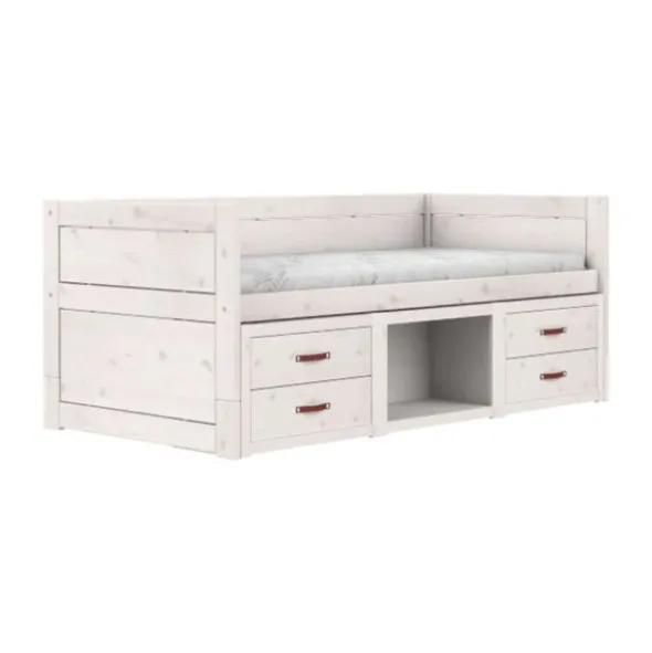 LIFETIME Kidsrooms Original Kajuitbed Met Opberging - White Wash